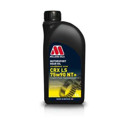 Millers Motorsport CRX LS 75w90 NT+ Fully Synthetic Transmission Oil - TMC Motorsport