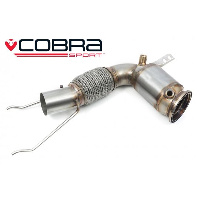 Cobra Sport Mini (Mk3) Cooper S (F56) Sports Cat / De-Cat Downpipe Performance Exhaust - TMC Motorsport