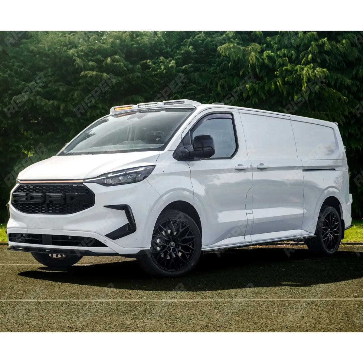 Mirror Cap Replacement In Gloss Black For Ford Transit Custom MK2 2024 on