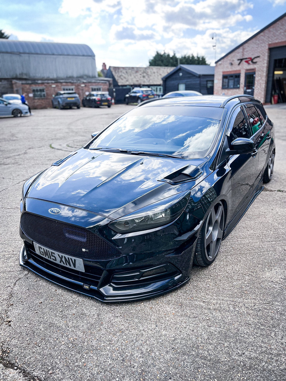 Ford Focus MK3.5 ST250 Estate - Bumper Canards - TMC Motorsport