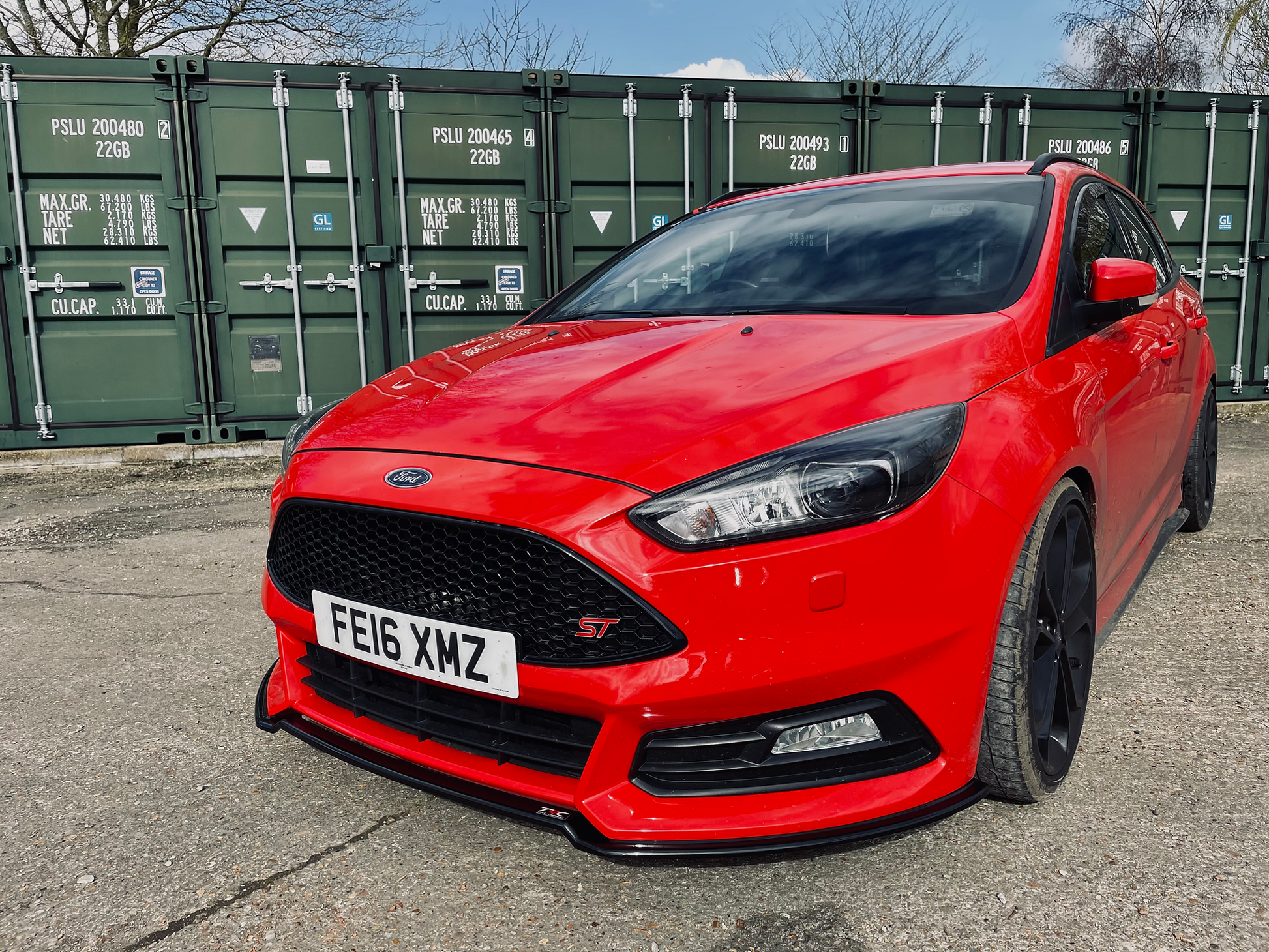 Ford Focus MK3.5 ST250 - V2 Front Splitter - TMC Motorsport
