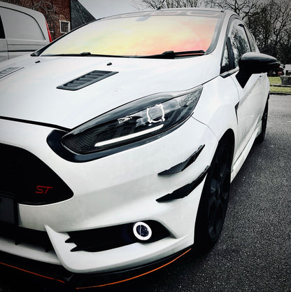 Ford Fiesta MK7.5 ST180 - Ally-Aero Front Bumper Canards - TMC Motorsport