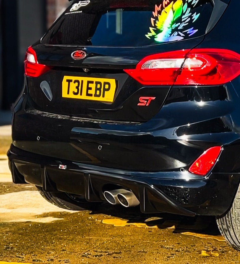 Ford Fiesta MK8 ST - Rear Finned Diffuser - TMC Motorsport