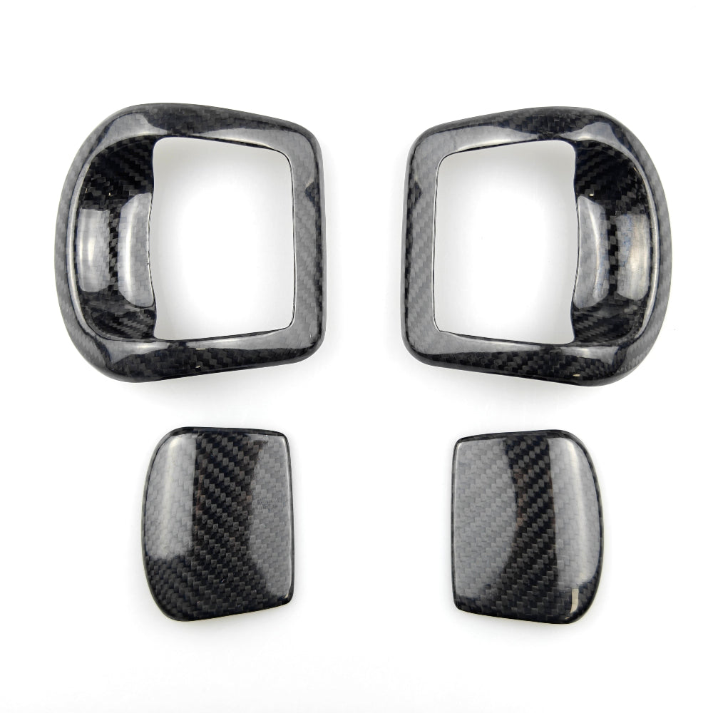 Abarth 500 / 595 / 695 Original Seat Carbon Fibre Rear Tilt Handles