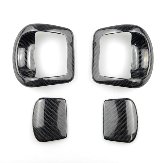 Abarth 500 / 595 / 695 Original Seat Carbon Fibre Rear Tilt Handles