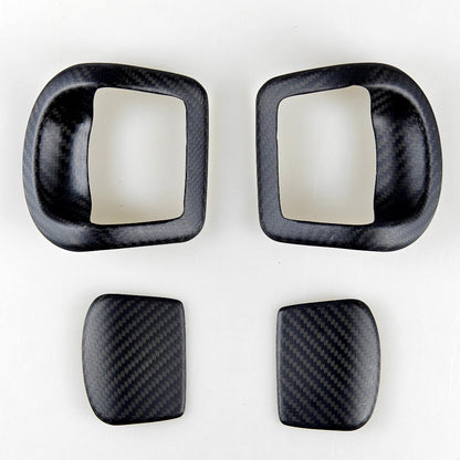 Abarth 500 / 595 / 695 Original Seat Carbon Fibre Rear Tilt Handles