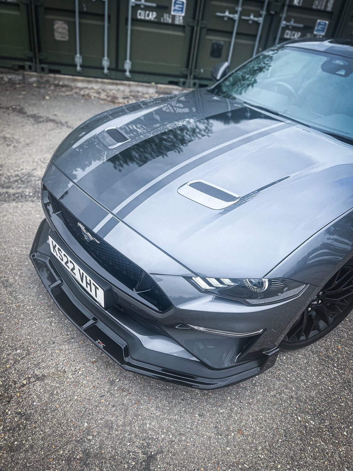 Ford Mustang 5.0L GT Facelift - Front Splitter Fins - TMC Motorsport