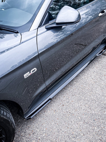 Ford Mustang 5.0L GT Facelift - Side Skirt Splitters - TMC Motorsport