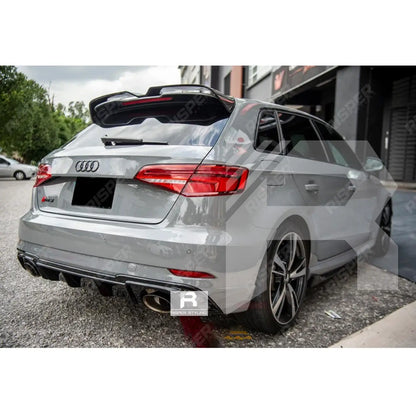 Oettinger Style Rear Spoiler In Gloss Black For Audi A3 8V Hatch 2014-2020
