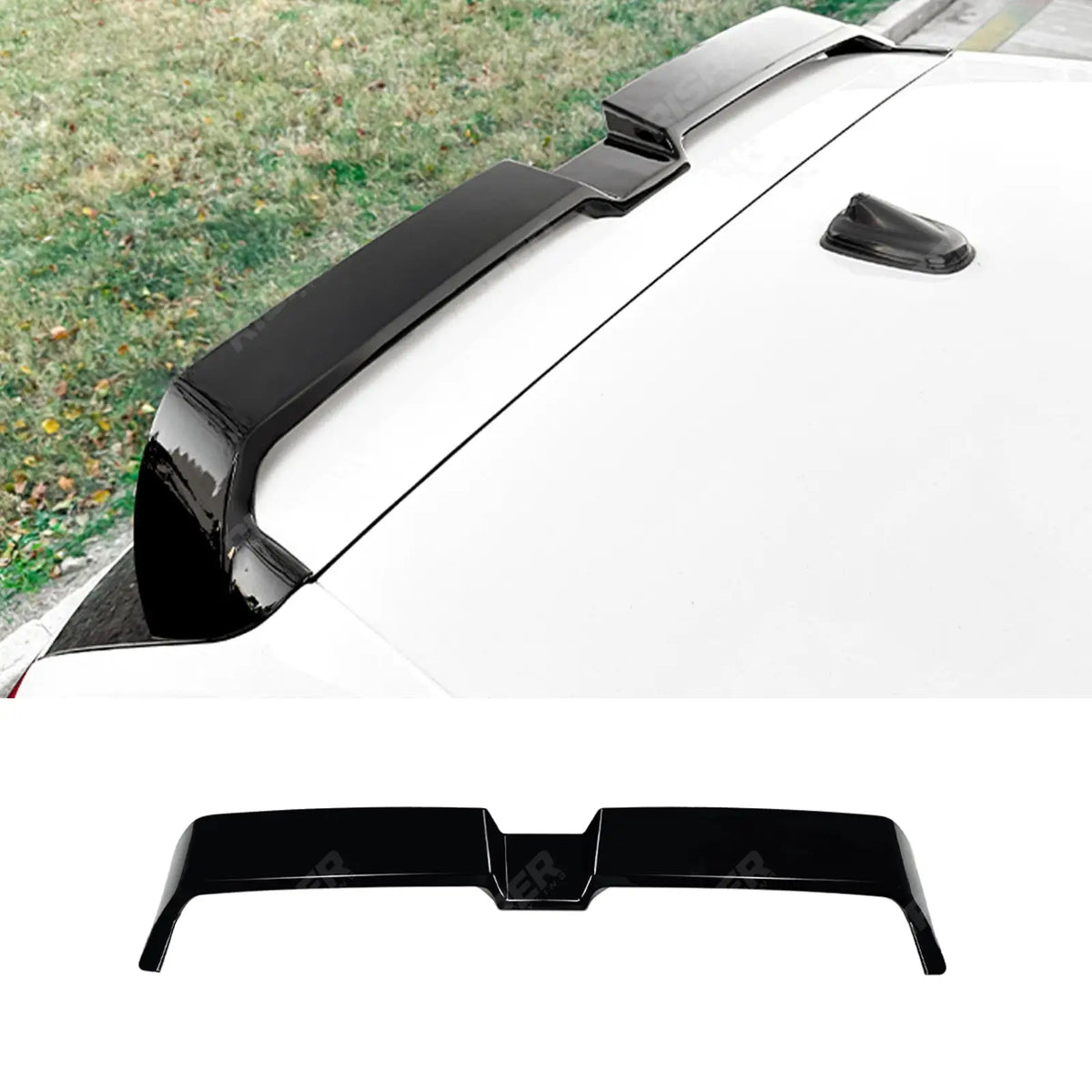 Oettinger Style Rear Spoiler in Gloss Black For Vw Polo Mk6 2018+