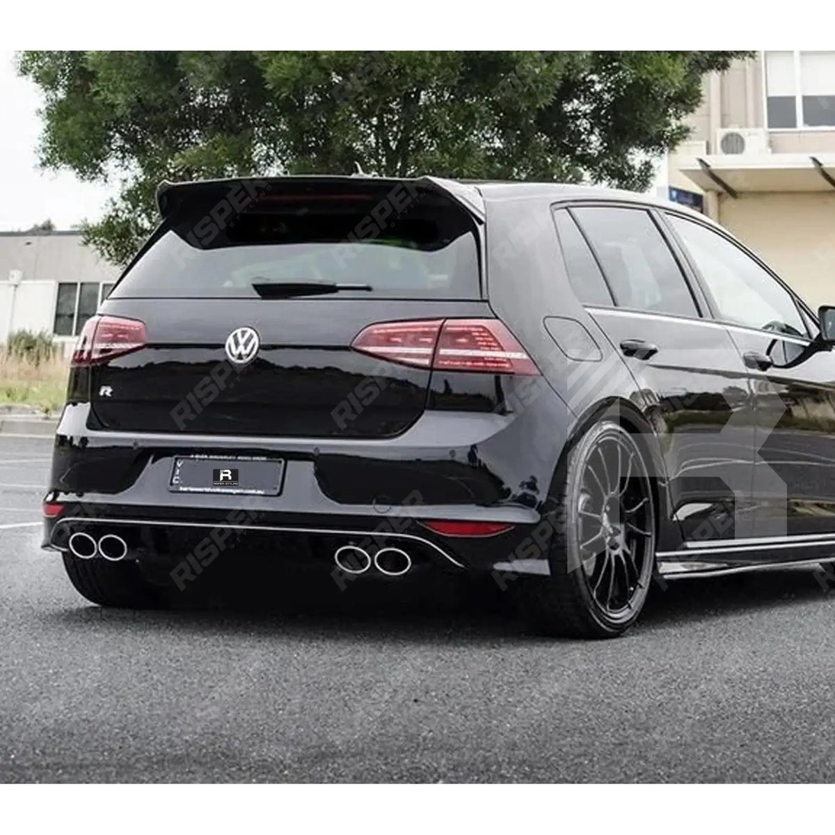 Osir Style Rear Spoiler in Gloss Black For Volkswagen Golf MK7/7.5 GTI/GTD/R/R-Line 2012-2020