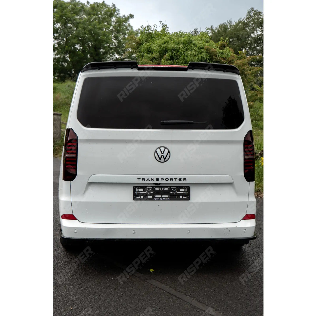 Premium Aero Kit In Gloss Black For Volkswagen Transporter T7 LWB TAILGATE 2025 on