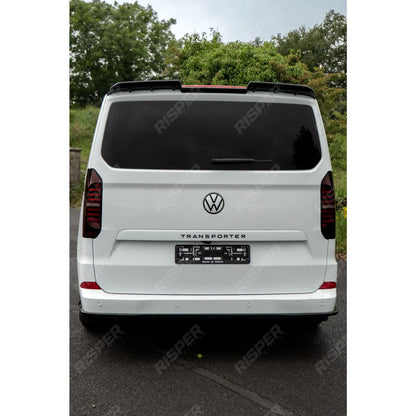 Premium Aero Kit In Gloss Black For Volkswagen Transporter T7 LWB TAILGATE 2025 on