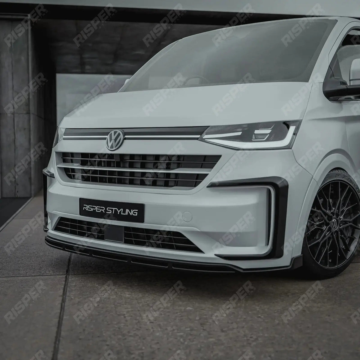 Premium Aero Kit In Gloss Black For Volkswagen Transporter T7 LWB TAILGATE 2025 on