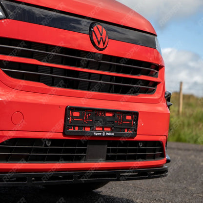 Premium Aero Kit In Gloss Black For Volkswagen Transporter T7 SWB TAILGATE 2025 on