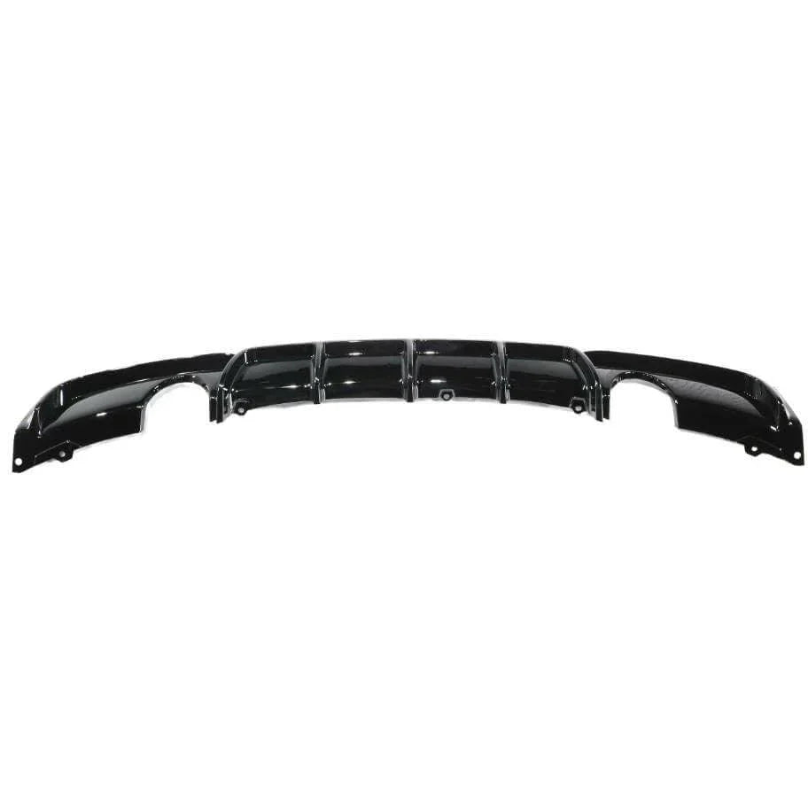 Bmw F30 F35 M Sport Single Tip Twin Exit Rear Diffuser In Gloss Black - TMC Motorsport