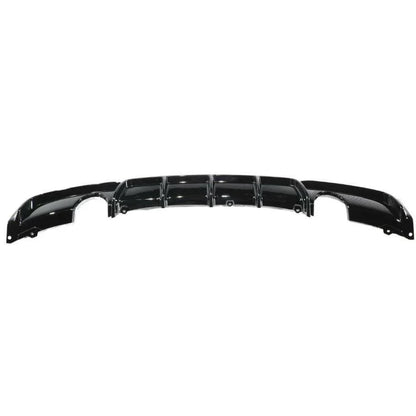 Bmw F30 F35 M Sport Single Tip Twin Exit Rear Diffuser In Gloss Black - TMC Motorsport