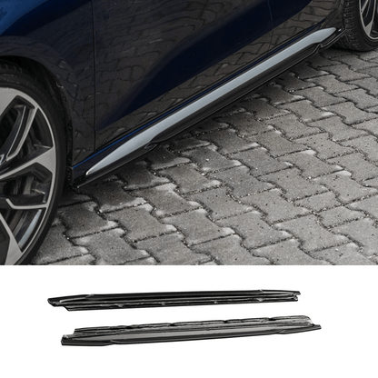 Audi S3 8Y 2020-2024 Side Skirts / Audi A3 S-Line 8Y 2020-2024 Side Skirts In Gloss Black (2 Pcs) - TMC Motorsport
