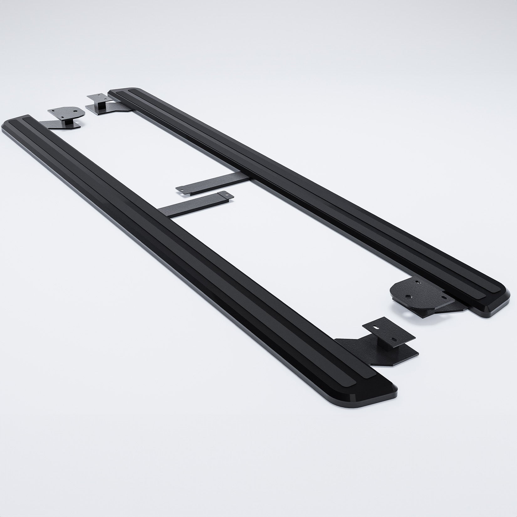 Audi Q7 2016 On Oe Style 2 Running Boards All Black- Pair - TMC Motorsport