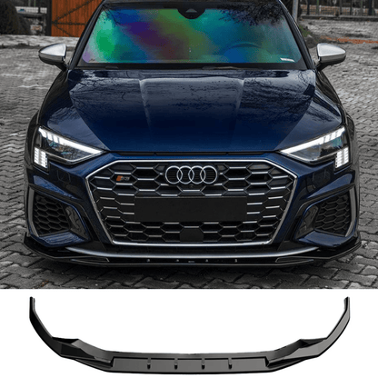 Audi S3 8Y 2020-2024 / A3 S-Line 8Y 2020-2024 Front Splitter In Gloss Black - TMC Motorsport