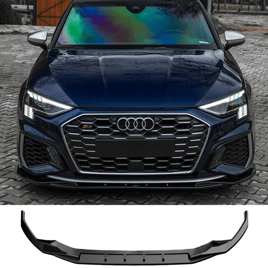 Audi S3 8Y 2020-2024 / A3 S-Line 8Y 2020-2024 Front Splitter In Gloss Black - TMC Motorsport