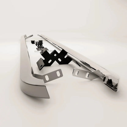 Volkswagen Transporter SWB T7 2025 On Trapezoid Side Bars In Stainless Steel - TMC Motorsport