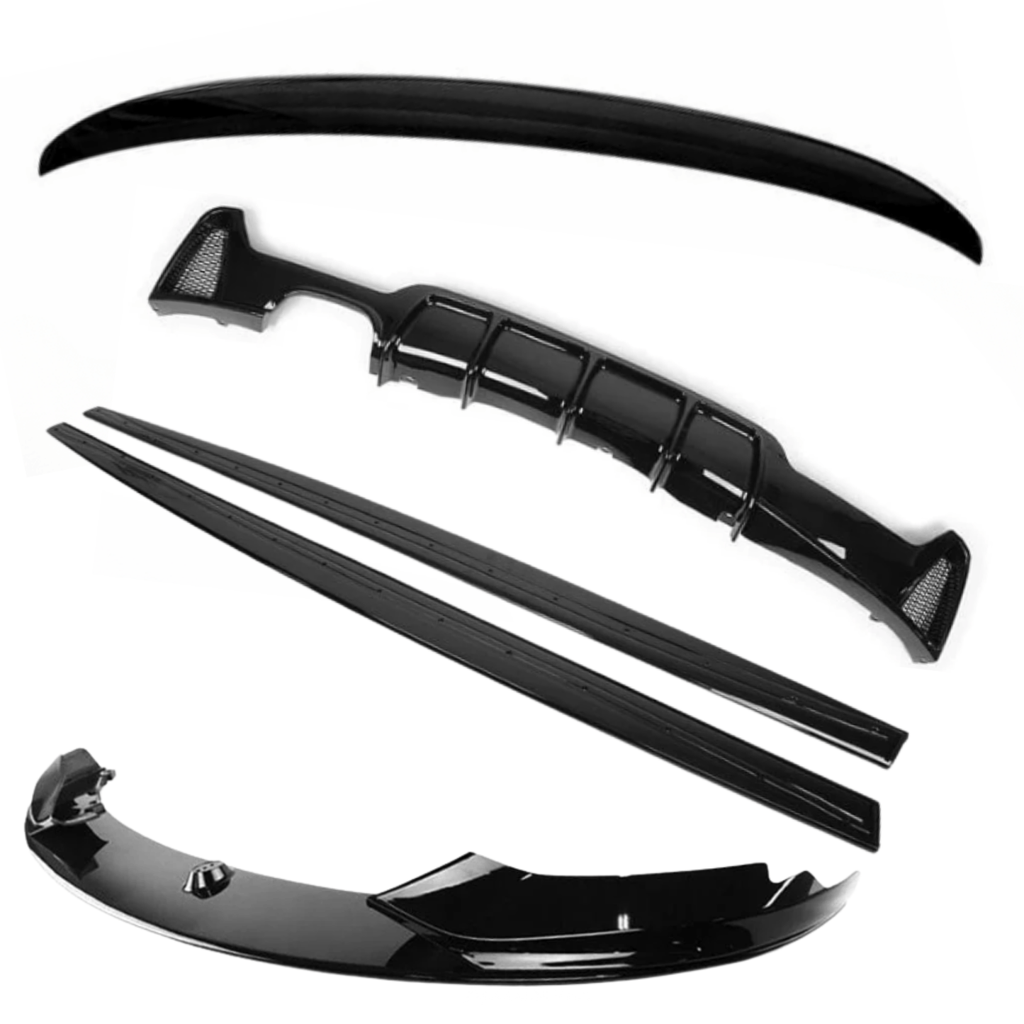 BMW 4 Series F36 M Sport Gloss Black Full Aero Kit V1 00____ - TMC Motorsport