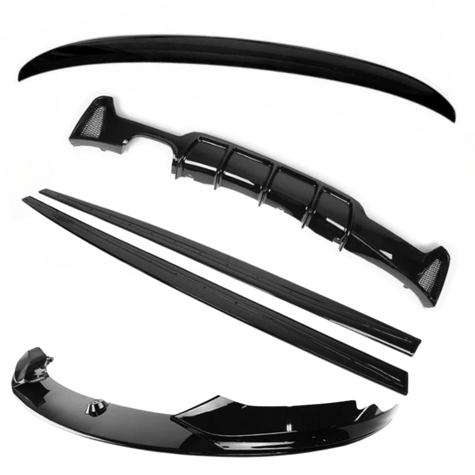 BMW 4 Series F36 M Sport Gloss Black Full Aero Kit V1 00____ - TMC Motorsport