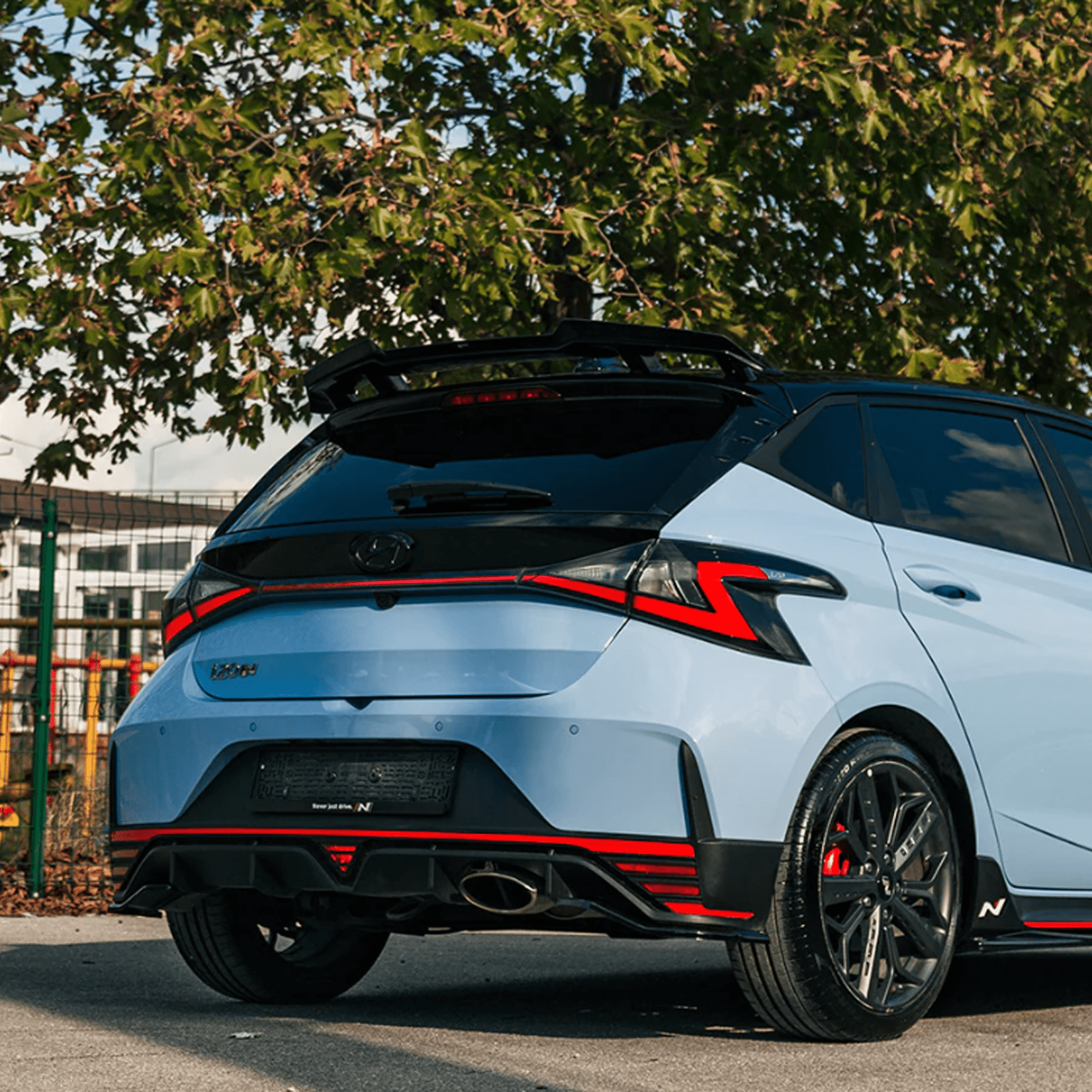 Hyundai I20 N Mk3 2020+ Rear Side Splitters In Gloss Black (2 Pcs) - TMC Motorsport