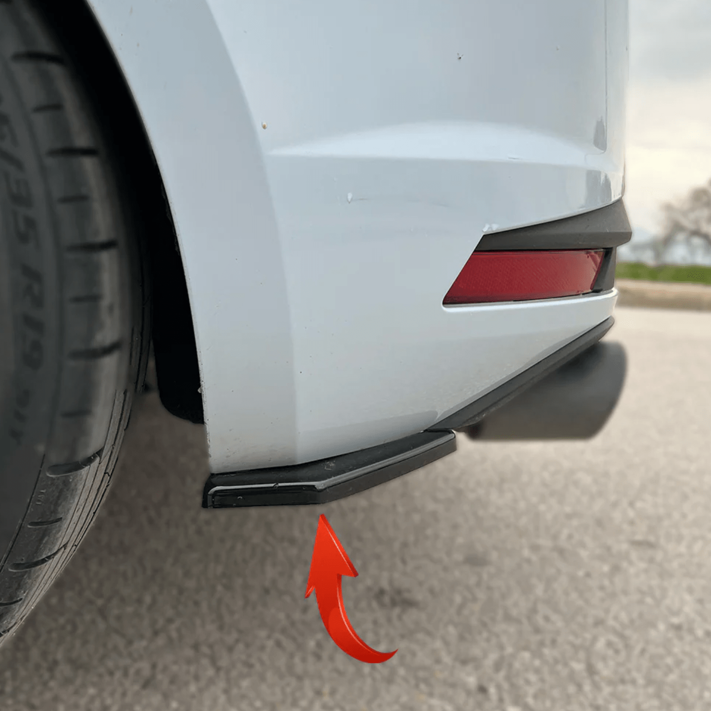 Seat Leon Mk3 Fr / Cupra 2012-2016 Risper Bumper Corner Splitters In Gloss Black - TMC Motorsport