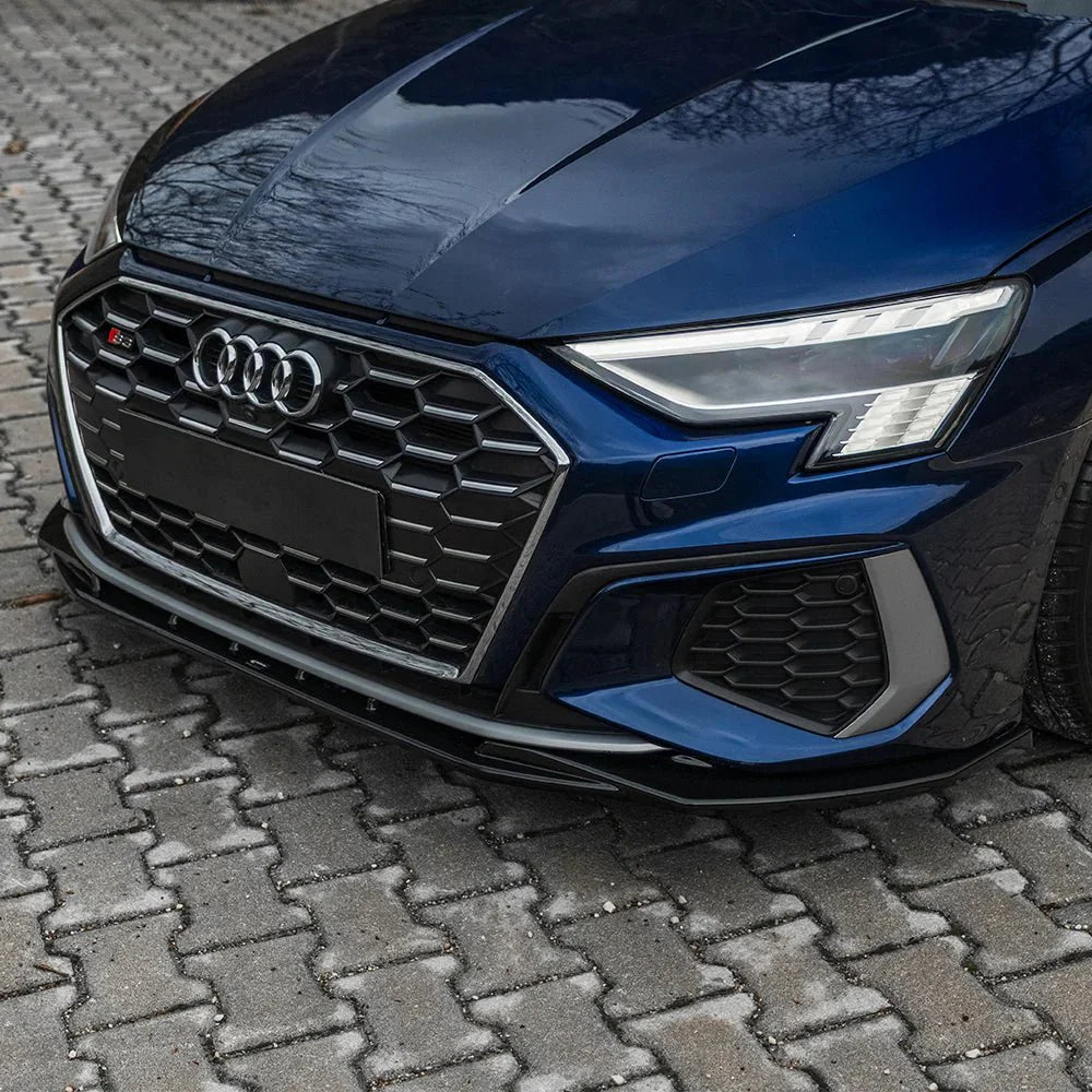 Audi S3 8Y 2020-2024 / A3 S-Line 8Y 2020-2024 Front Splitter In Gloss Black - TMC Motorsport