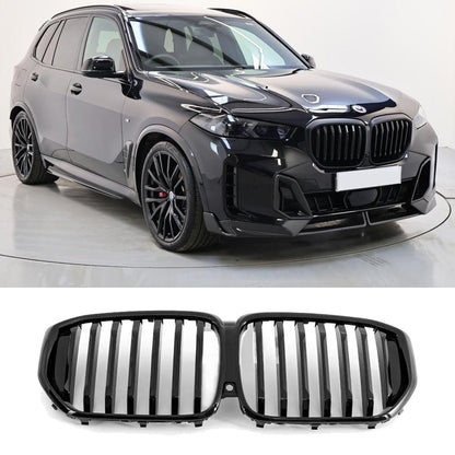 BMW G05 LCI 2023+ Single Slat Front Grill In Gloss Black - TMC Motorsport