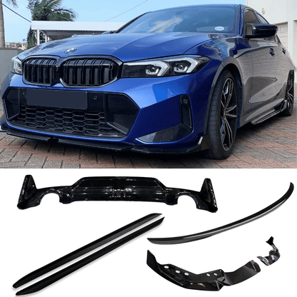 BMW 3 Series G20 M Sport LCI Aero Kit In Gloss Black - TMC Motorsport