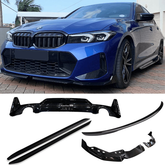 BMW 3 Series G20 M Sport LCI Aero Kit In Gloss Black - TMC Motorsport