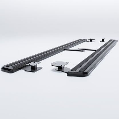 Audi Q7 2016 On Oe Style 2 Running Boards All Black- Pair - TMC Motorsport