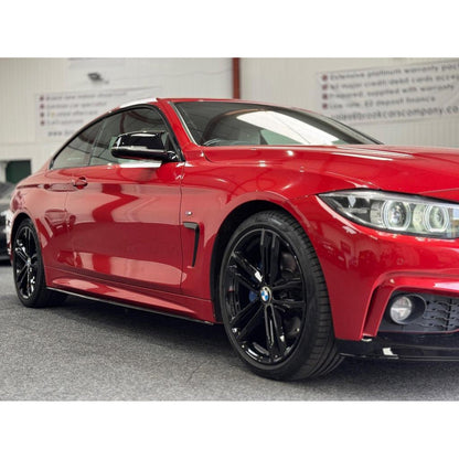 BMW 4 Series M Sport Side Skirt Splitters - F32/F36 - Gloss Black - TMC Motorsport