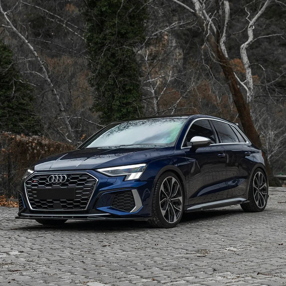 Audi S3 8Y 2020-2024 / A3 S-Line 8Y 2020-2024 Front Splitter In Gloss Black - TMC Motorsport