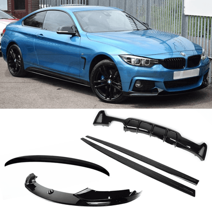 BMW 4 Series F36 M Sport Gloss Black Full Aero Kit V1 00____ - TMC Motorsport