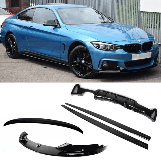 BMW 4 Series F36 M Sport Gloss Black Full Aero Kit V1 00____ - TMC Motorsport