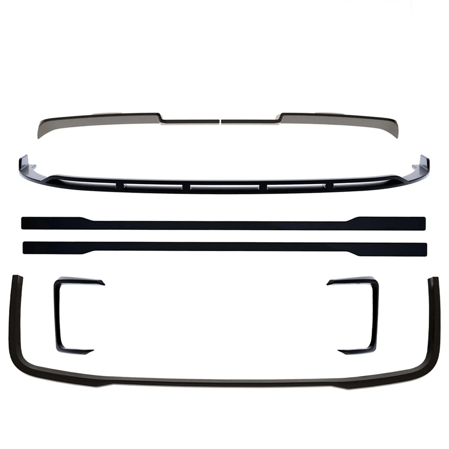 Volkswagen Transporter T7 SWB 2025 on V1 Premium Aero Kit In Gloss Black - TMC Motorsport