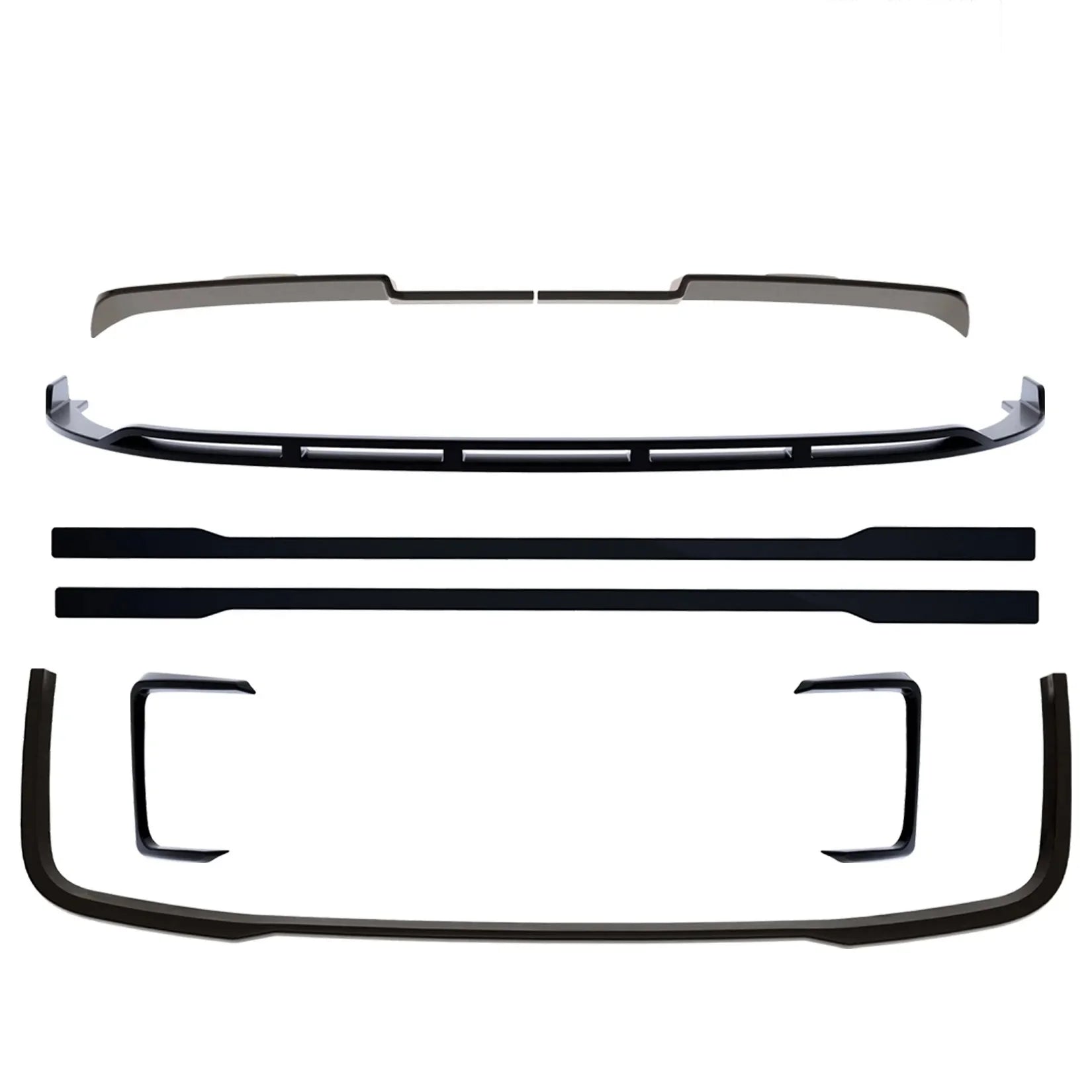 Volkswagen Transporter T7 SWB 2025 on V1 Premium Aero Kit In Gloss Black - TMC Motorsport