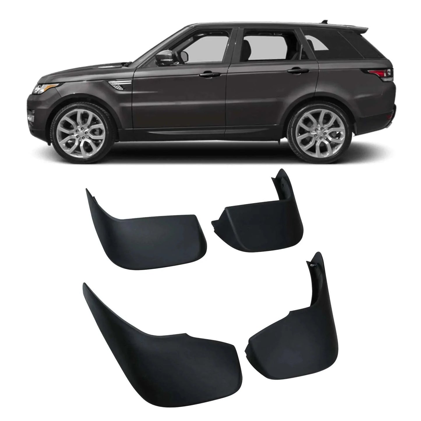 Range Rover Sport 2014-2022 - L494 - Stx Mud Flaps - 4pc Set - TMC Motorsport
