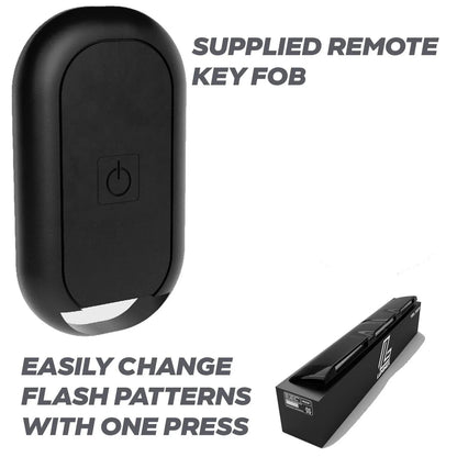 Volkswagen Transporter T7 2025 on Luminex Roof Light Pod With Amber Strobe Gloss Black - TMC Motorsport