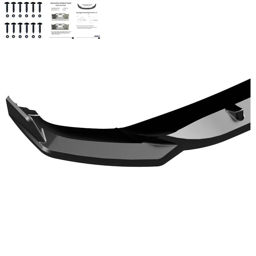 Audi SQ5 / Q5 S-Line Mk2 Facelift 2020-2024 Front Splitter In Gloss Black - TMC Motorsport