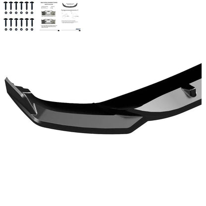 Audi SQ5 / Q5 S-Line Mk2 Facelift 2020-2024 Front Splitter In Gloss Black - TMC Motorsport