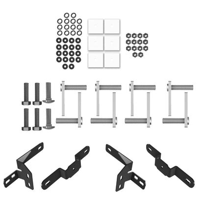 Volkswagen Transporter SWB T7 2025 on Trapezoid Side Bars In Gloss Black - TMC Motorsport