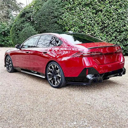 BMW 5 Series G60 2024 ON M Sport Side Skirts In Gloss Black - TMC Motorsport