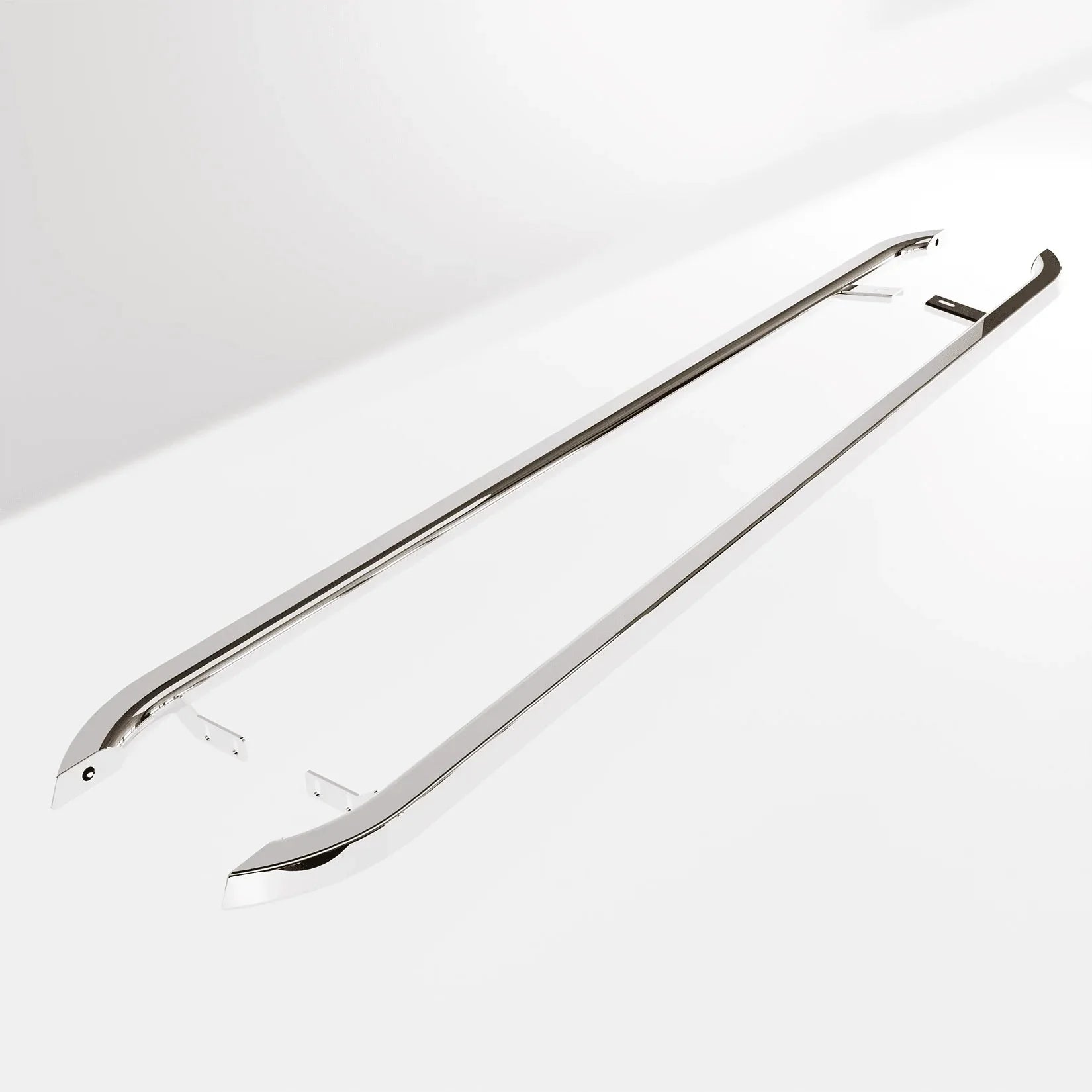 Volkswagen Transporter SWB T7 2025 On Trapezoid Side Bars In Stainless Steel - TMC Motorsport