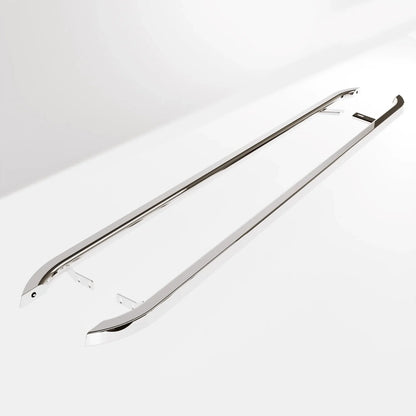 Volkswagen Transporter SWB T7 2025 On Trapezoid Side Bars In Stainless Steel - TMC Motorsport