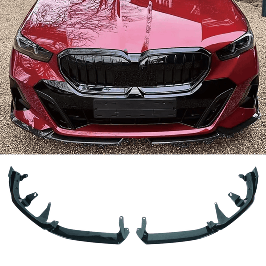 Bmw 5 Series G60 G68 M Sport Front Splitter In Gloss Black - TMC Motorsport